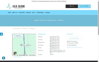 Health Solutions website