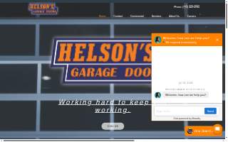 Helson's Garage Door Store Ltd website
