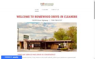 Homewood Drive in Cleaners website