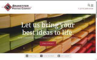 Branstiter Printing Company website
