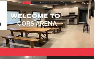 Cors Arena website