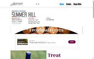 Hopewell Winery website