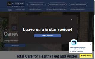 Caneva Foot and Ankle Clinic, LTD website
