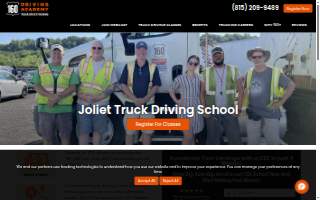 Commercial Driving Academy website