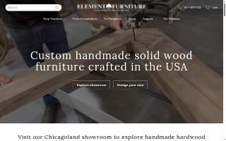 Element Furniture (formerly Rustic Elements Furniture) website