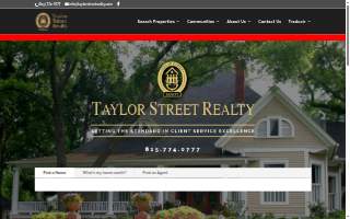 Taylor Street Realty website