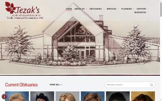 Tezak’s Home to Celebrate Life website