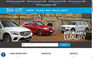 Baha Auto of Palos website