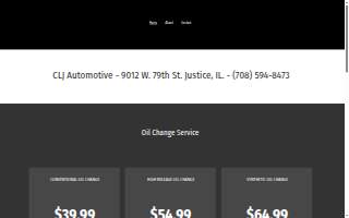 CLJ Automotive website