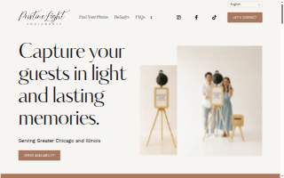 PristineLight Photobooth of Justice website