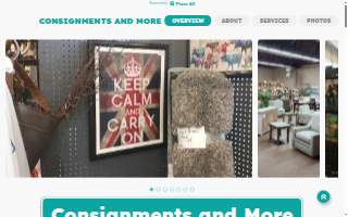 Consignments and More website
