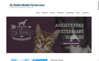Dr Roth’s Mobile Vet Service website