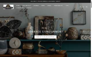 Embrace Consignment website