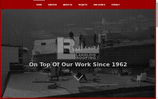 Langlois Roofing website