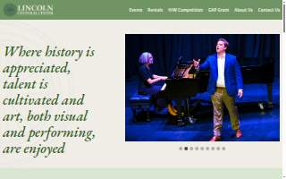Lincoln Cultural Center website