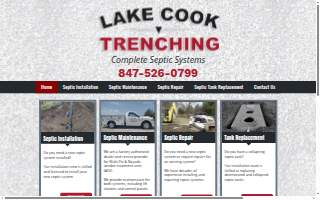 Lake Cook Trenching of Lake Forest website