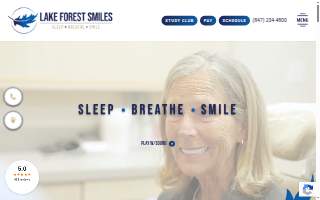 Lake Forest Smiles website