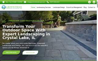 Greentrail Landscape & Design, Inc. of Lake in the Hills website