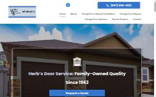 Herb's Door Service website