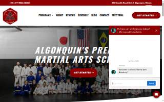 Illinois Martial Arts Academy website