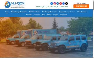Nu-Gen Cleaning & Restoration website
