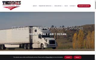 Thinnes Transport,INC website