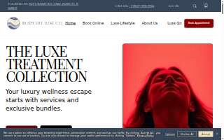 Body Life LUXE Co. website