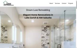 Dream Luxe Remodeling website