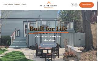 Precise Home Renovation Inc. website
