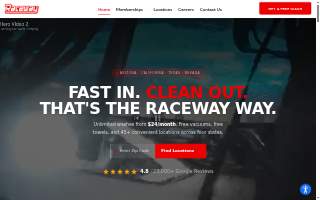 Raceway Car Wash of Lake Zurich website