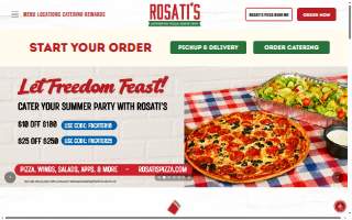 Rosati's Pizza of Lake Zurich website