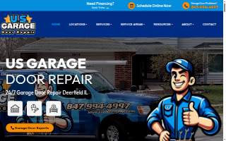 US Garage Door Repair of Lake Zurich website