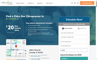 Chiro One Chiropractic & Wellness Center of Lansing website