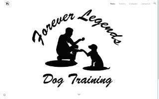 Forever Legends Dog Training website