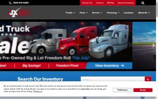 JX Truck Center - Lansing website