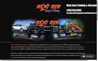 Next Gen Towing & Recovery Inc website