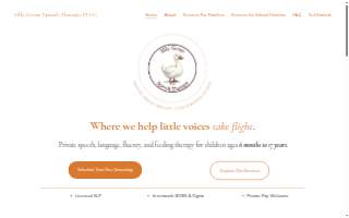 Silly Goose Speech Therapy, PLLC of Lansing website