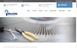 Falcon HVAC Services Inc. website