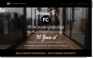 Fontana Creative website