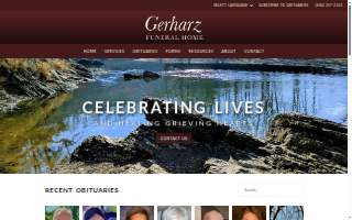 Gerharz Funeral Home & Cremation Services website