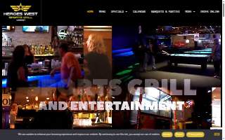 Heroes West Lemont website