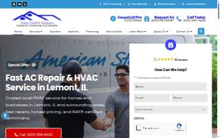 Stack Comfort Solutions website