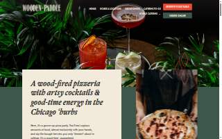 Wooden Paddle website
