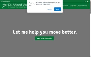 Anand Vora, MD website