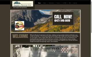 Aspen Fence Co website