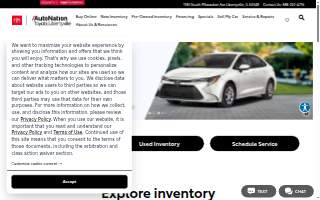 AutoNation Toyota Libertyville website