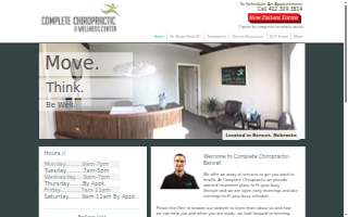 Bennett Chiropractic Care website