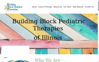 Building Block Pediatric Therapies of Illinois website