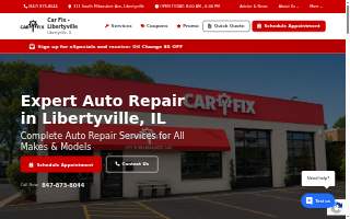 Car Fix Libertyville website