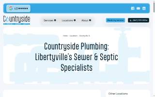 Countryside Plumbing Sewer and Septic of Libertyville website